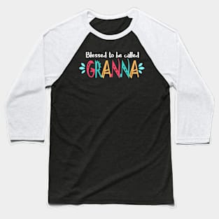 Blessed To Be Called Granna Baseball T-Shirt